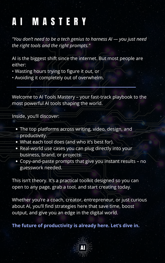 AI Mastery: The Ultimate Toolguide