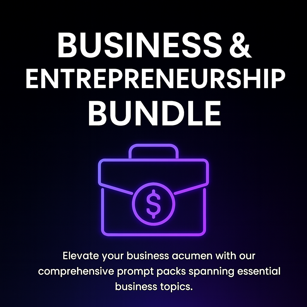 Business & Entrepreneurship Bundle